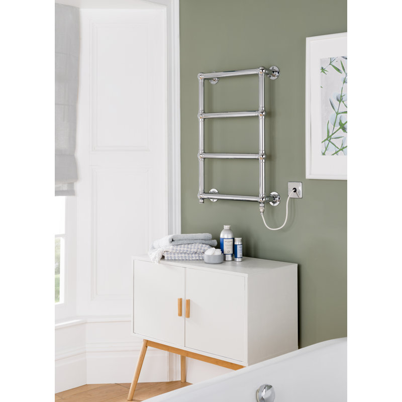 Traditional Towel Rail Heated Towel Rails, Chrome, Electric