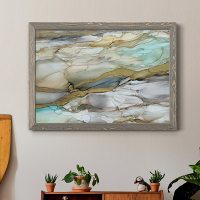 " Marbled Glass II " Painting Print