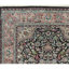Wool Oriental Area Rug in Black/Pink/Green