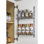 3" Deep Door Mounted Tray System Kit in Polished Chrome
