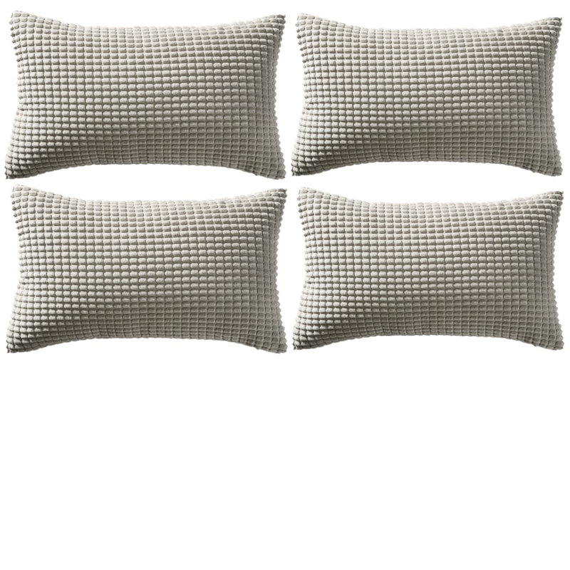 Coussin Houndstooth, Sable