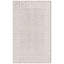 Tapis géométrique en coton touffeté à la main gris foncé / ivoire / beige Khamryn-1858426556