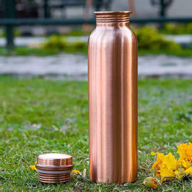 Perilla Home 25.36oz. Copper Water Bottle