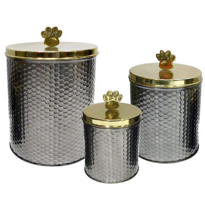 10 Lb. Metal Food Storage Container