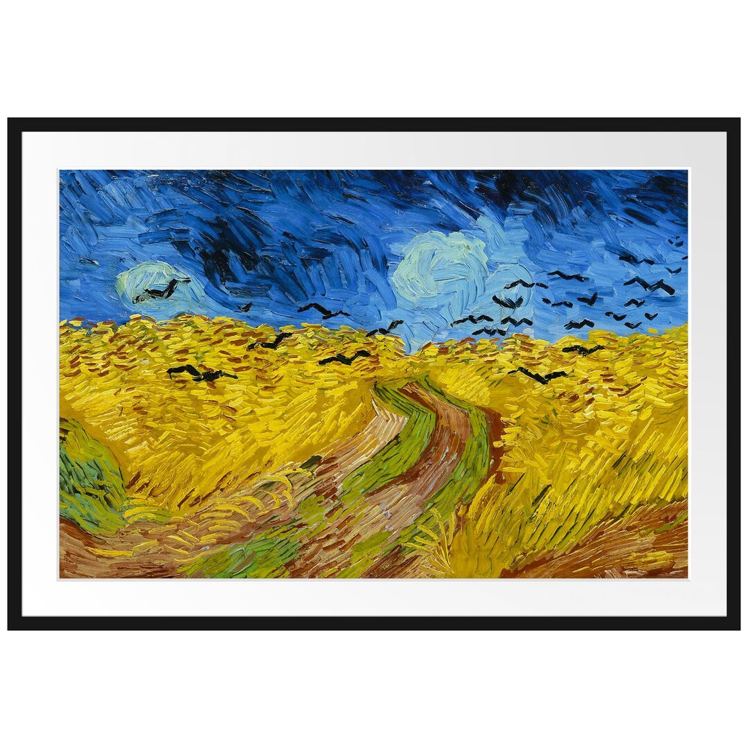 Weizenfeld mit Krähen von Vincent Van Gogh