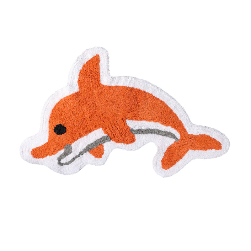 Tapis pour salle de bain Koret, Orange