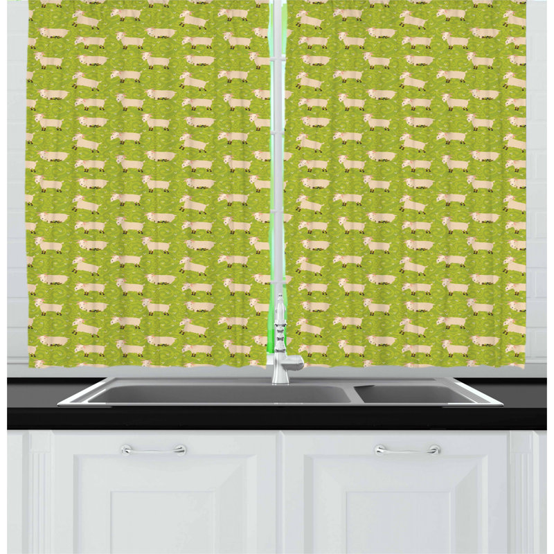 Tailored Kitchen Curtain