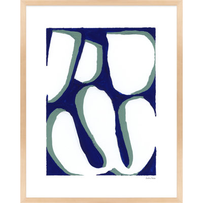 Contemporary Blues 1 Painting by Andrea Stokes