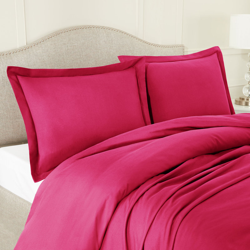 Polyester Duvet Cover, Lilac, Twin Duvet Cover + 1 Sham