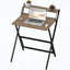 Bureau d'ordinateur pliable avec tablette pour moniteur