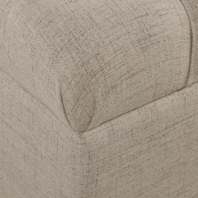 Allessandra Upholstered Storage Bench, Tan