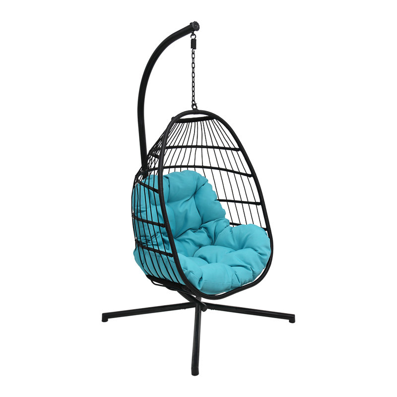 Balancelle avec support Helman, Turquoise