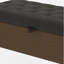 Upholstered Storage Bench With Gold Metal Legs-637393184