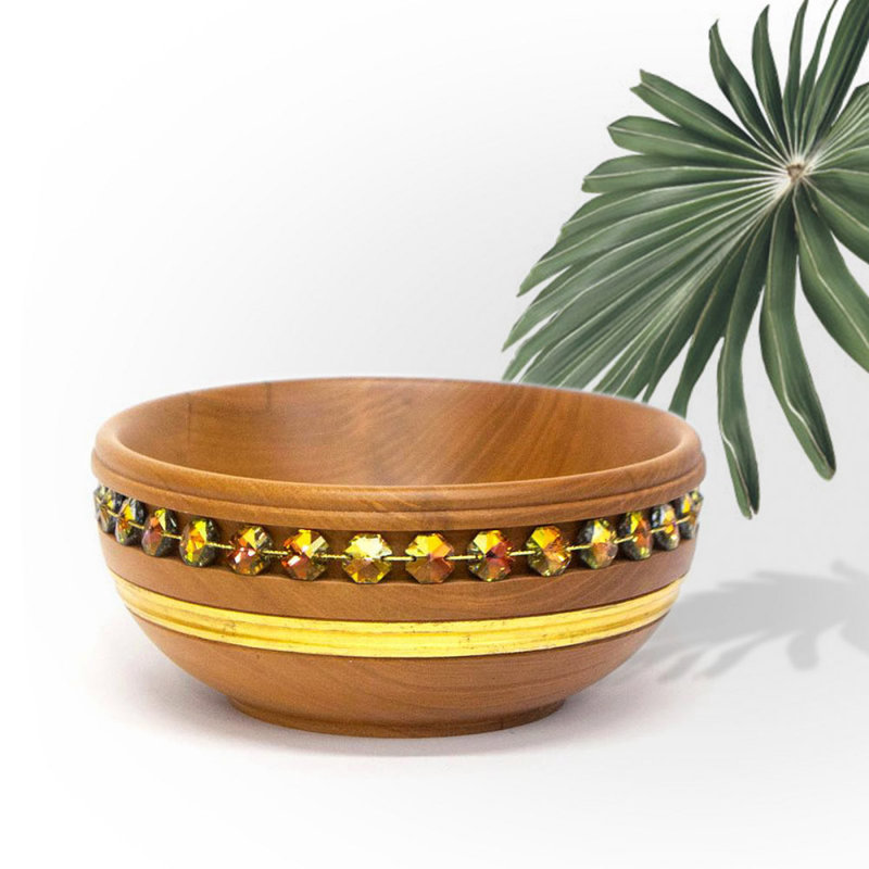 Amestris 3 Piece Serving Bowl Set, 1, 7.28", Brown/Sahara