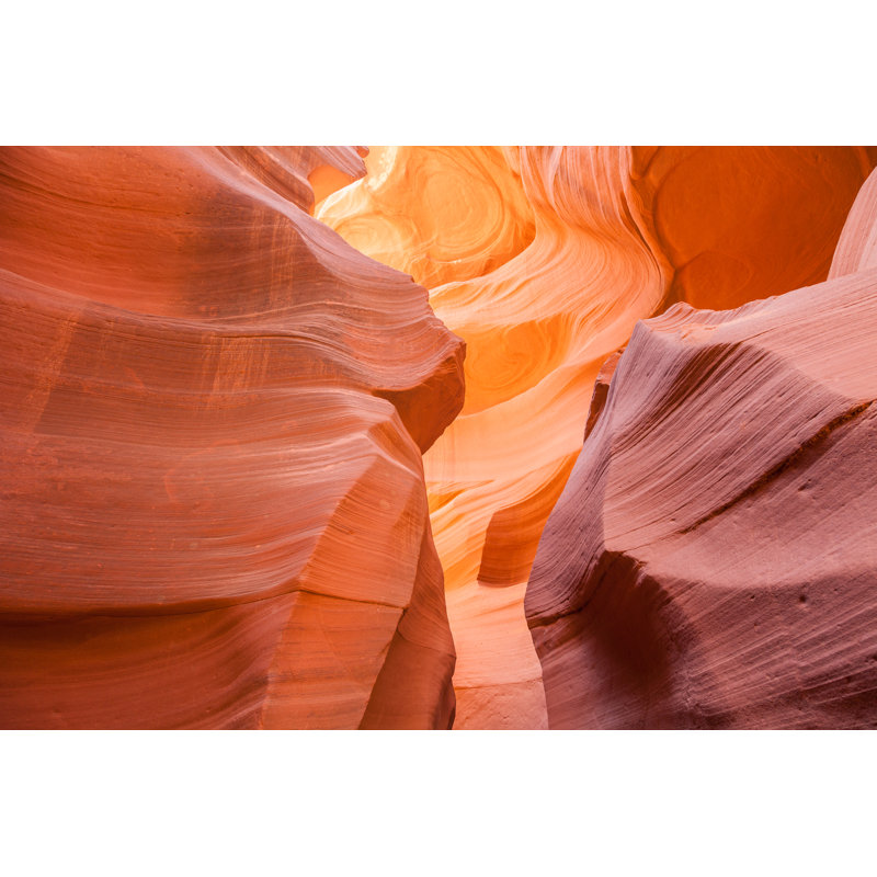 Antelope Canyon Page Arizona 1 Piece Wrapped Canvas Wall Art, 20cm H x 30cm W x 3.8cm D