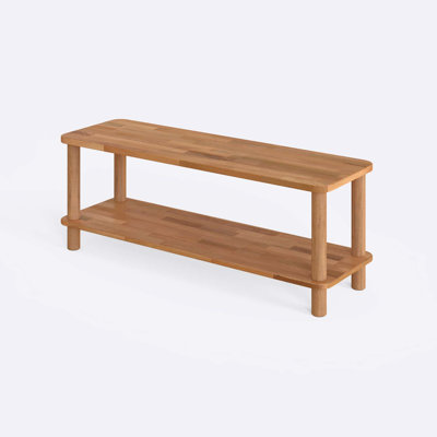 Solid Wood Solid Coffee Table with Storage