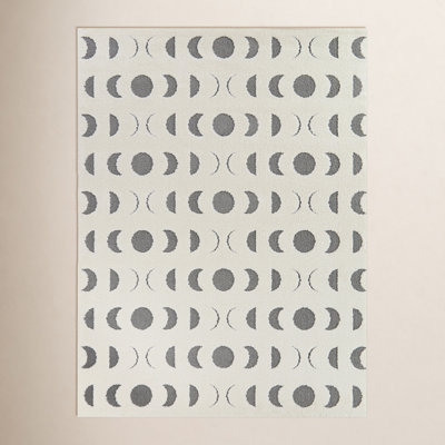 Paolucci Gray Contemporary Geometric Rug