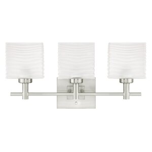 Oralia 3-Light Dimmable Brushed Nickel Vanity Light