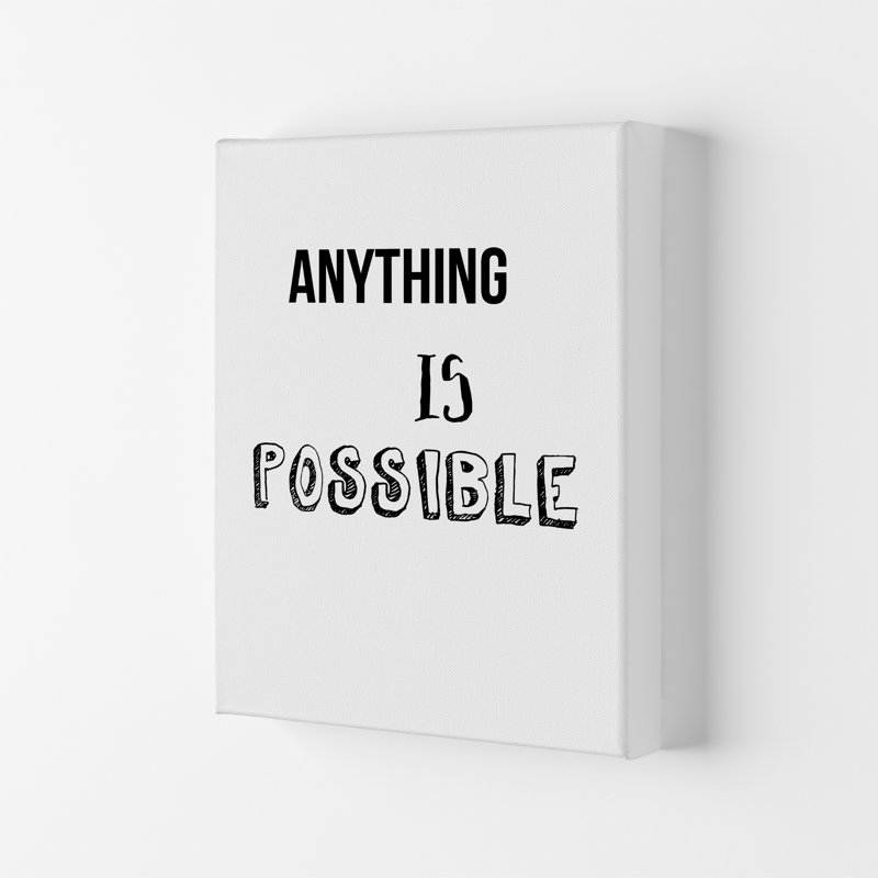 Anything Is Possible - Print, No Framed, 30cm H x 21cm W x 1cm D