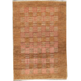 Wool Oriental Area Rug in Brown