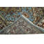 Tapis oriental en laine noué à la main bleu / ivoire / brun / beige Heriz