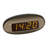 Digital Quartz Movement / Crystal Alarm Tabletop Clock in Brown