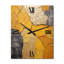 Minimalisme jaune botanique céramique - horloges murales Boho Pottery-1412101281