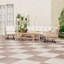 Ensemble de conversation pour patio 4 pièces, canapé en rotin PE 3 places, chaises pivotantes à 360 ° et table basse de rangement