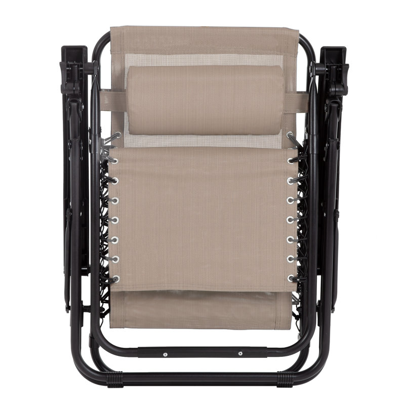 Fauteuil inclinable zéro gravité Fendley, Brun clair