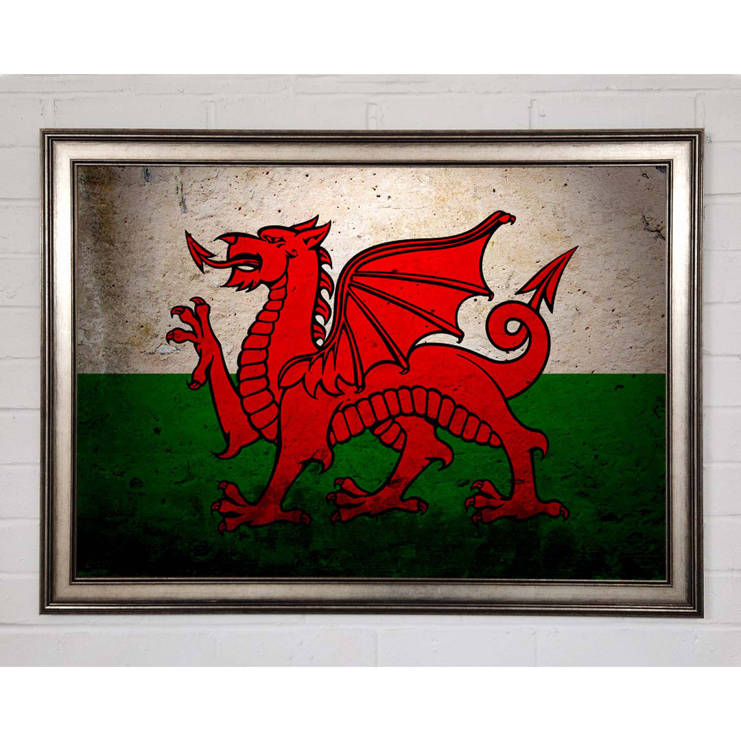 Dragon Of Wales - Einzelner Bilderrahmen Kunstdrucke