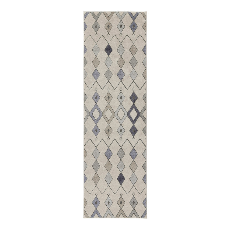Malaga Geometric Synthetic Area Rug