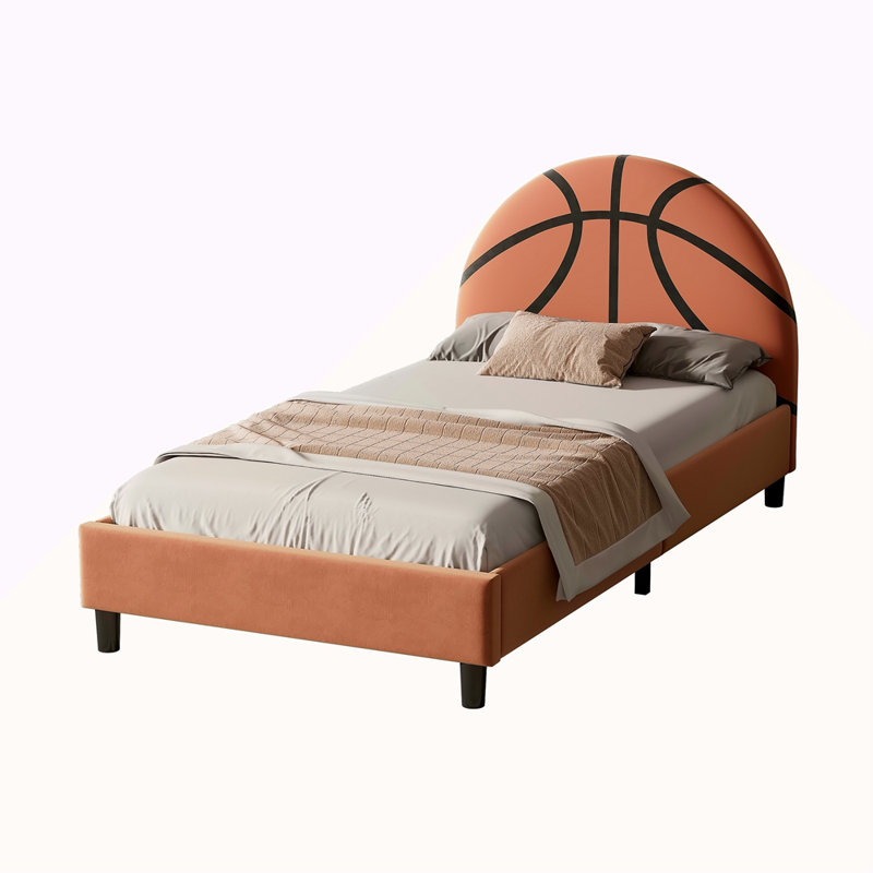 Lit plateforme tapissier Basketball Design
