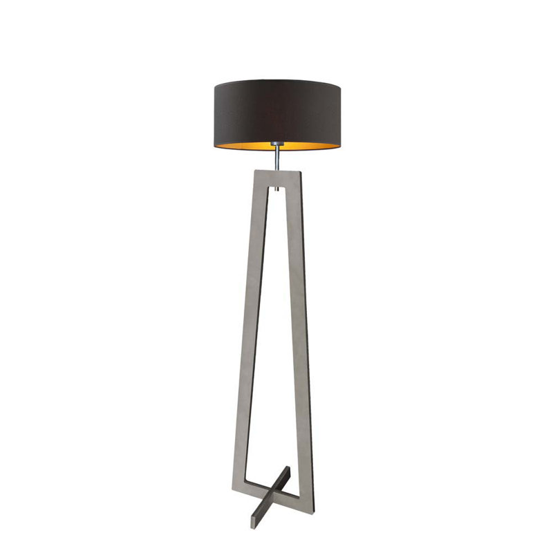 Nave 148 H cm Traditional Floor Lamp, Brown, Grey