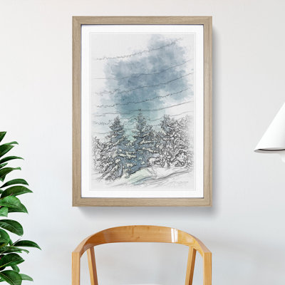 Winter Forest Vol.9 Sketch - Picture Frame Graphic Art