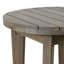 Table d'appoint d'extérieur en bois d'acacia de 16 po (table incluse seulement)