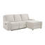 Canapé modulaire inclinable 2 pièces avec méridienne droite Luxury Comfort