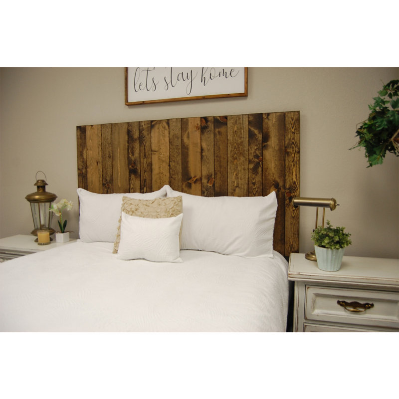 Solid Wood Panel Headboard