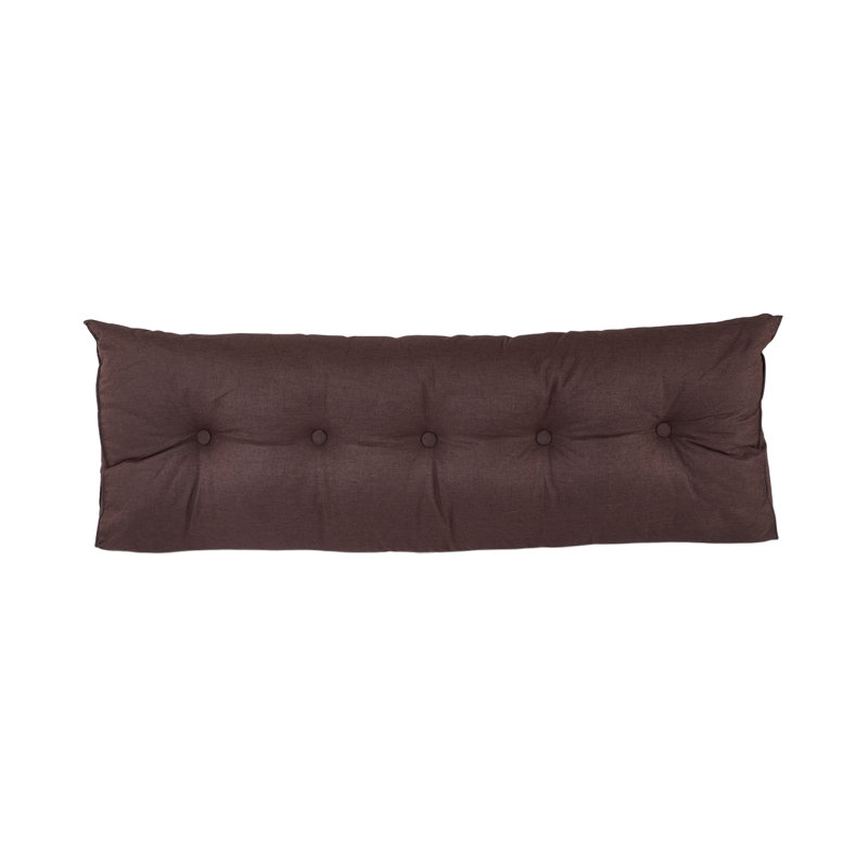 Upholstered Cotton Kingsize (5') Headboard, 150cm W  x 50cm D, Brown