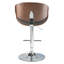 Tabouret de bar moderne pivotant rembourré Marana-1168484447