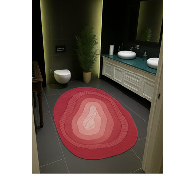 Tapis tissé à rayures crème Mosso