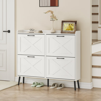 24 Pair Shoe Storage Cabinet