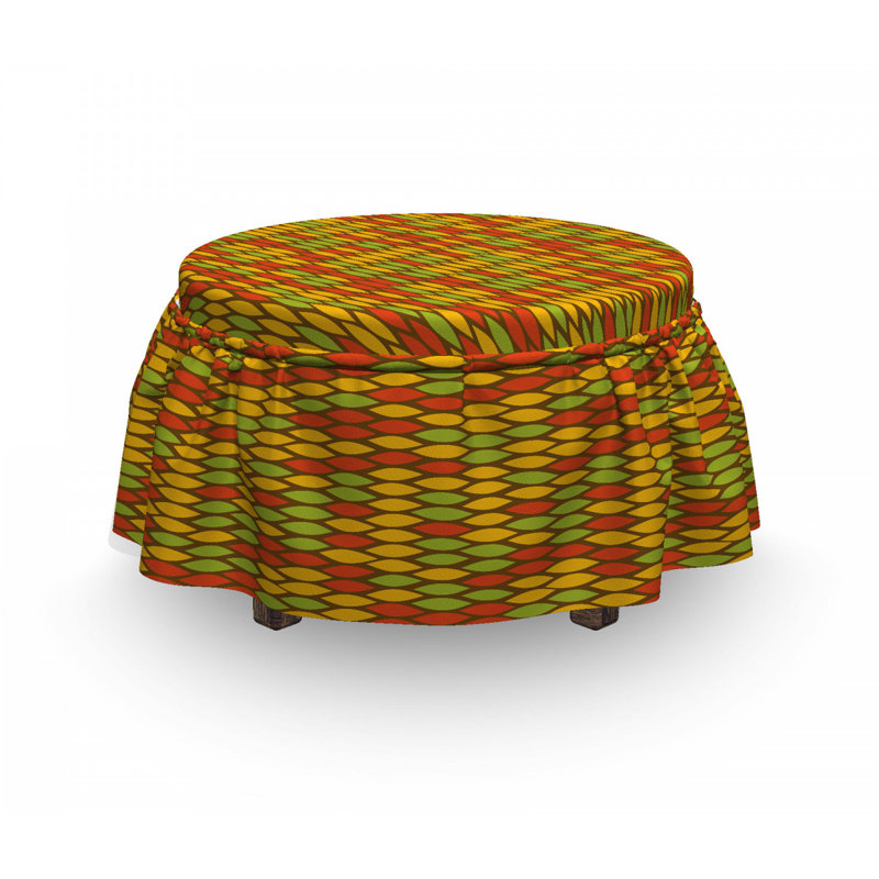 Housse pour repose-pieds rastafarian serpent skin