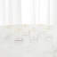 S/6 Celebration DOF Glasses-Clear W/Gold Dots