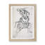 Sketch Of A Warrior by Katsushika Hokusai - Single Picture Frame Print-48239998-48239999