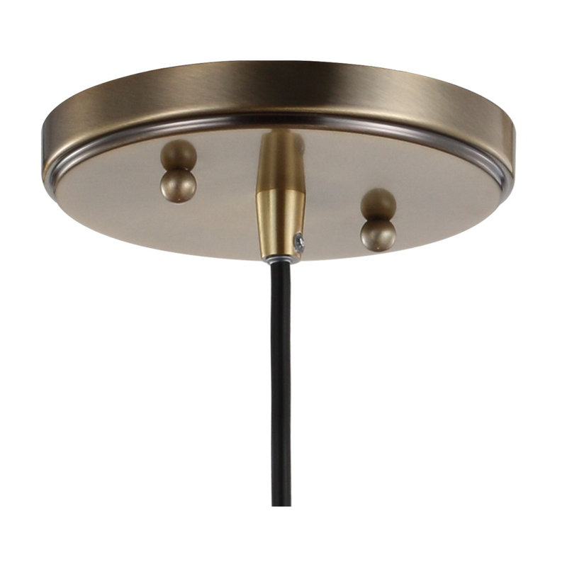 Luminaire suspendu 1 cloche pour une cloche Michelle, Laiton doré