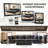 89" Velvet Upholstered Chesterfield Sofa King-Size Pull-Out Sofa Bed, Convertible Sleeper Couch with 4 Pillows, Gray-1286770924