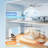 62 inch Ceiling Fan with Light and Remote Control-2084027502