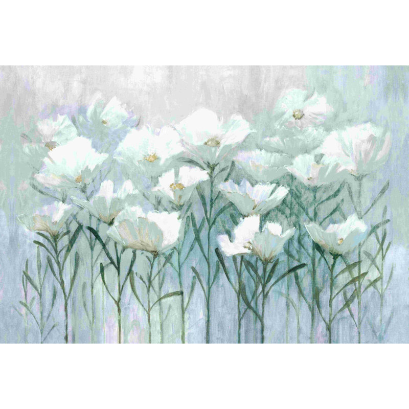 " White Flower Field 3 ", 32" H x 48" W  