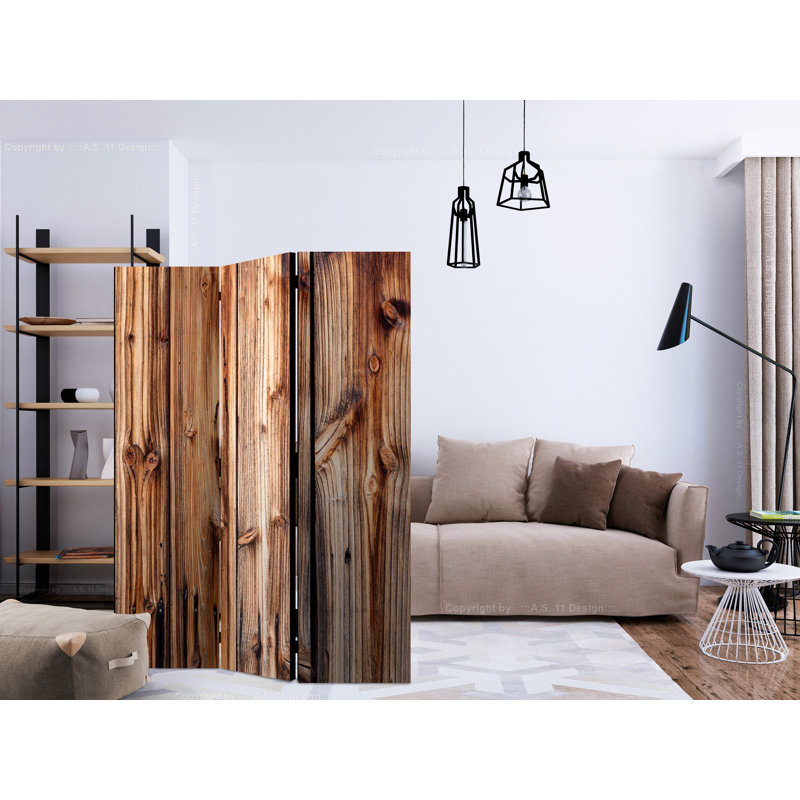 Caldwell 172cm H Folding Room Divider, 3