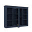 Armoire à pharmacie de 35 po x 27,5 po, rangement mural pour salle de bain avec miroir, unité moderne avec 6 tablettes ouvertes-1876423807